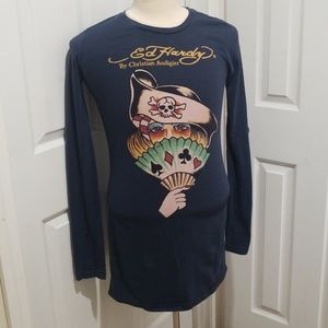Don EdHardy by Christian Audigier LS Tee